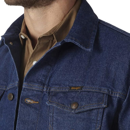 Wrangler Men's Western Unlined Denim Jacket Outerwear, XXL
