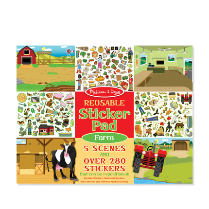 Melissa & Doug Reusable Sticker Pad: Farm - 280+ S