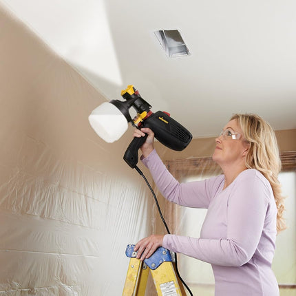 Wagner Spraytech 0529011 FLEXiO 570 Handheld HVLP Paint Sprayer, Sprays Unthinned Latex, Includes iSpray Nozzle, Complete Adjustability for All Needs