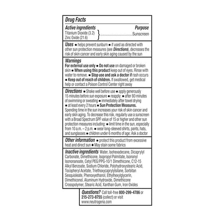 Neutrogena Purescreen+ Tinted Sunscreen for Face with SPF 30, Broad Spectrum Mineral Sunscreen with Zinc Oxide and Vitamin E, Water Resistant, Fragrance Free, Medium, 1.1 fl oz