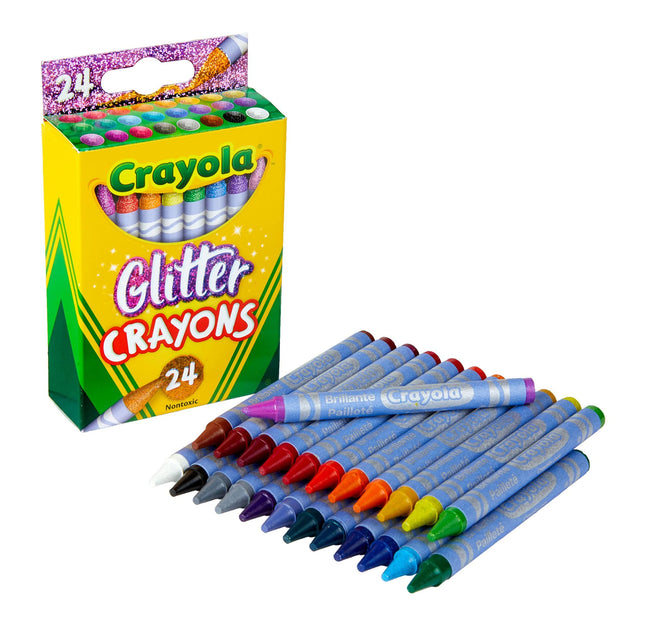 Crayons 24 CT. Glitter