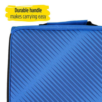 Five Star 2 Inch Zipper Binder, 3 Ring Binder, 6-Pocket Expanding File, Durable, Color Selected for You (29592)