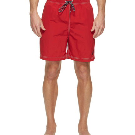Nautica Men's Anchor Full Elastic Solid Trunk Swim