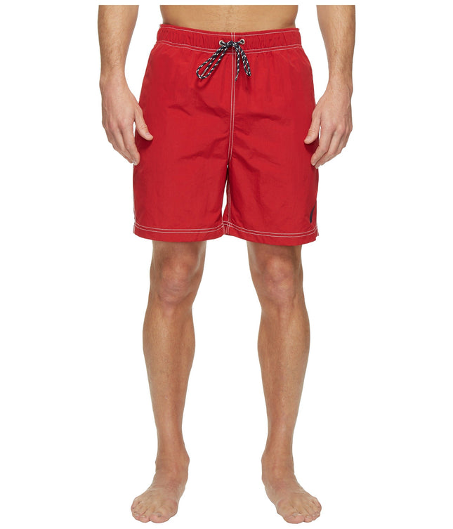 Nautica Men's Anchor Full Elastic Solid Trunk Swim