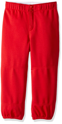 Mizuno Girls Unbelted Padded Pant (Small, Red)