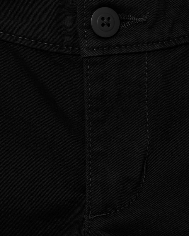 The Children's Place Stretch Bootcut Chino Pants, Black Single, 12 Slim