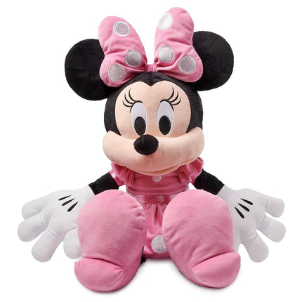 Disney Store Official Minnie Mouse Plush, Pink Dress, Large 21 ¼ Inches, Disney Stuffed Animals, Soft and Cuddly Toy, Plushies for Kids and Fans, Suitable for All