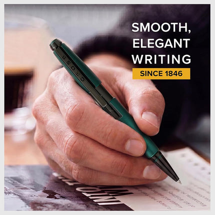 Cross Edge Matte Green Lacquer Gel Rollerball Pen