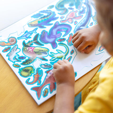 Melissa & Doug Carnet d'autocollants réutilisables Préhistoire