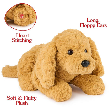 GUND Muttsy Dog Plush, Premium Plush Puppy Stuffed Animal for Ages 1 and Up, Brown, 14”
