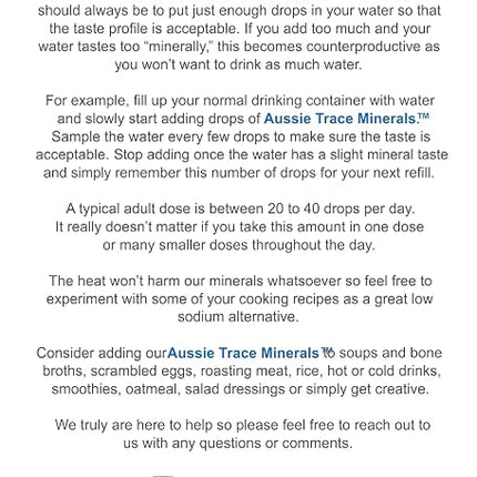 Aussie Trace Minerals Trace Minerals, 240 ML