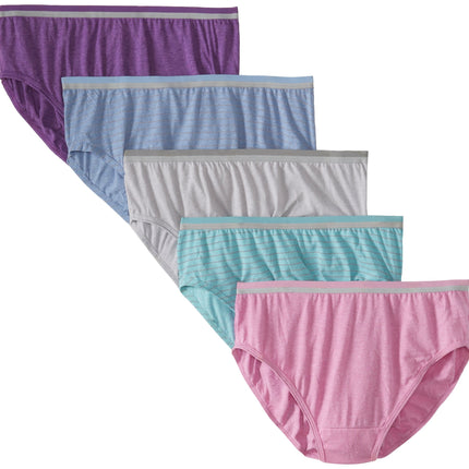 Fruit of the Loom Women's Plus Size Fit for Me 5 P