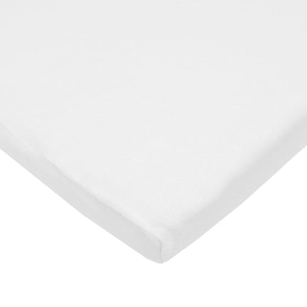 TL Care 100% Natural Cotton Value Jersey Knit Fitted Cradle Sheet, White, Soft Breathable, for Boys and Girls
