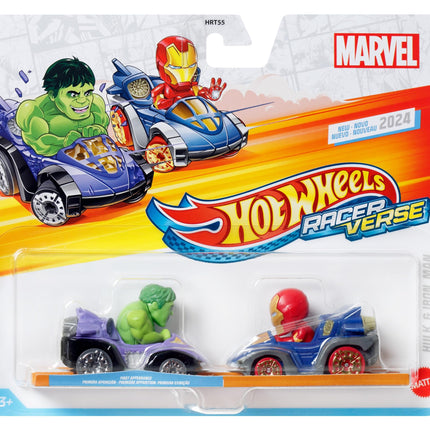 Coche de juguete Hot Wheels RacerVerse, vehículo con conductor de personaje, optimizado para el rendimiento en pista (los estilos pueden variar), HRT89