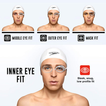 Lunettes de natation Speedo Vanquisher 2.0 Miroir Anti-buée Or