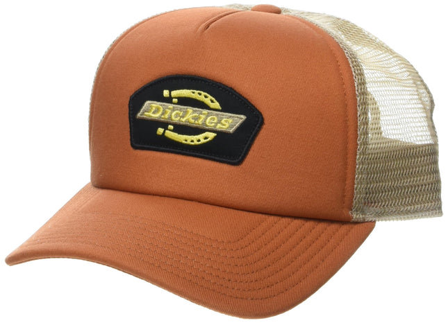Dickies Mens Mid Pro Foam Trucker Hat, Brown, One 