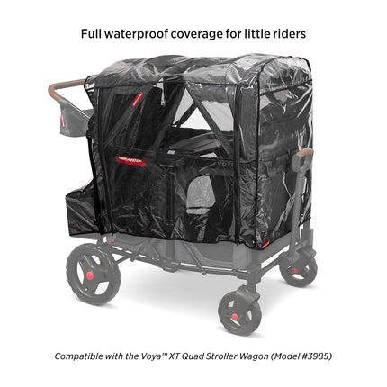 Radio Flyer Voya Rain Cover with Bag, Stroller Wagon Rain Cover