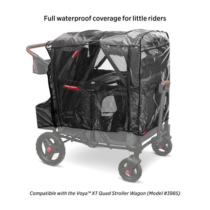 Housse de pluie Radio Flyer Voya avec sac, housse de pluie pour chariot-poussette