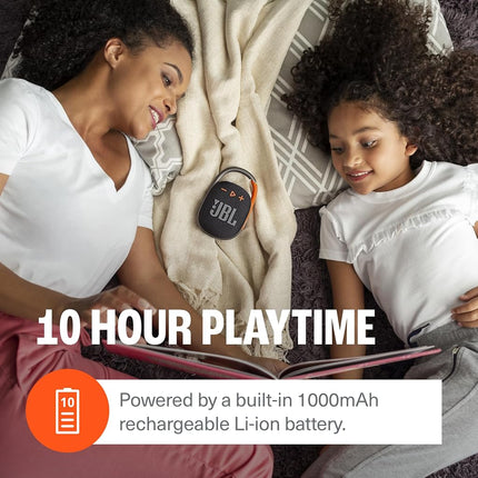 JBL Clip 4 - Portable Mini Bluetooth Speaker, Big Audio and Punchy bass, Integrated Carabiner, IP67 Waterproof and dustproof, 10 Hours of Playtime, Speaker for Home, Outdoor and Travel - (Squad)