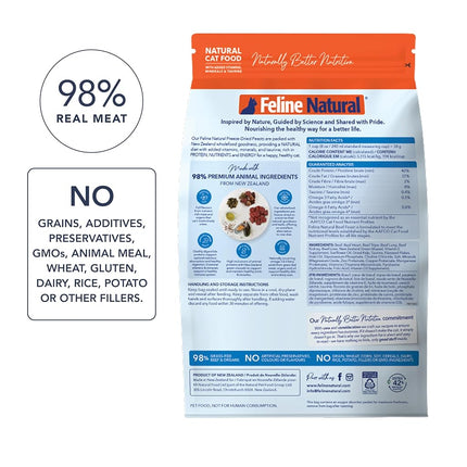 Feline Natural Beef Freeze-Dried Cat Food, Grain-Free, 320g