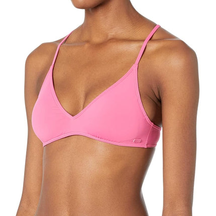 Roxy Women's Beach Classics Athletic Bikini Top, Shocking Pink 232, X-Large