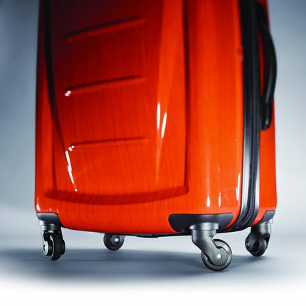 Samsonite Luggage Winfield 2 Fashion 28-Inch Expandable Spinner, Checked Large, Orange