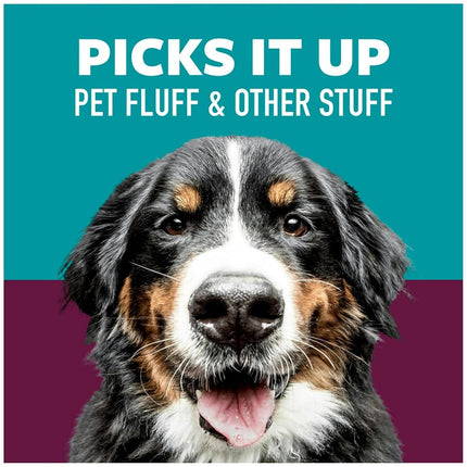 Scotch-Brite Pet Hair Pickup Extra Sticky Lint Roller, Designed for Removing Fur + Fluff on Couches, Clothes, Dog and Cat Beds, & More, 1 Pack, 95 Easy-Tear Adhesive Sheets Total