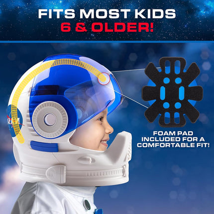 NASA Astronaut Helmet Halloween Costume Accessory for Kids Dress Up Play