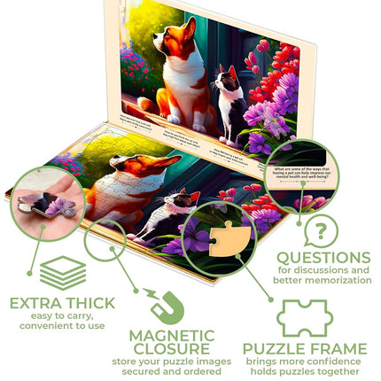 100 Pieces Dementia Puzzles for Elderly - 3 Alzheimers Jigsaw Puzzle Games