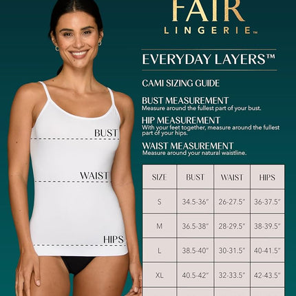 Vanity Fair Women's Layering (Camisole & Tank Tops), Damask Neutral, X-Large