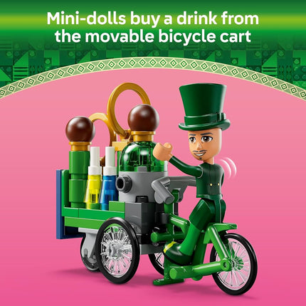 LEGO Wicked Welcome to Emerald City Set, Building Toy with Tower Model and Glinda and Elphaba Minidoll Figures, Gift for Movie Fans and 9 Plus Year Old Girls & Boys Who Love Dolls House Sets 75684