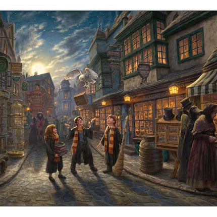 Buffalo Games Ceaco - 1000 Piece Thomas Kinkade Harry Potter Diagon Alley Puzzle for Adults, Silver Select - Quality 1000 Pieces Jigsaw Puzzle