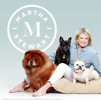 MARTHA STEWART - Serviette séchante multi-fonctions en chamois avec patte en TPR | Outil de toilettage élégant pour chiens pour le séchage et le massage | Chiffon de séchage en microfibre absorbant pour animaux de compagnie avec poches pour les mains