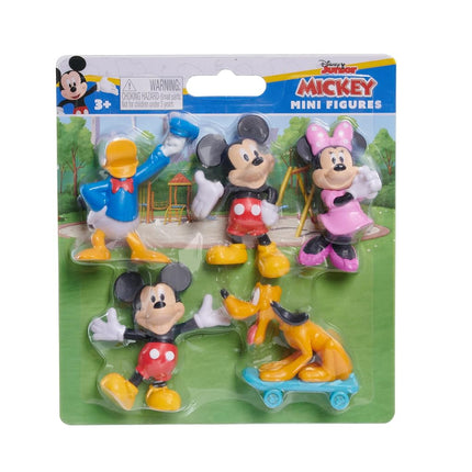 Just Play Disney Junior Mickey Mouse Mini Figures Pack of 5, 3.8-5.7 cm Collectible Figures, Kids Toys from 3 Years