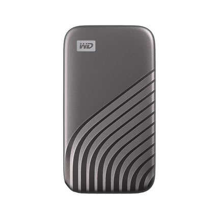 WD 1TB My Passport Portable SSD, External NVMe Solid State Drive, USB-C, up to 1050 MB/s, Works with PC, Xbox and Playstation, 2-meters drop resistance, Space Grey