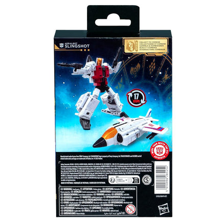 Transformers Age of The Primes Deluxe Class Aerialbot Slingshot, 5.5-inch Converting Action Figure, Robot Toys for Ages 8+