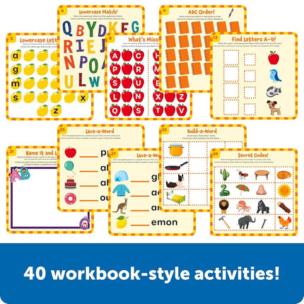 Learning Resources Skill Builders! Letter Learning Kit, Preschool Learning Activities, Homeschool Essentials, Ages 4+,