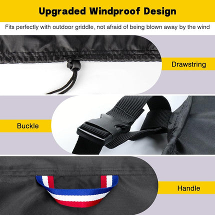 Agustone Grill Cover for Weber Spirit 3-Burner E-310/E-325 Liquid Propane