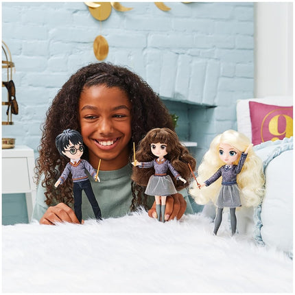 Wizarding World, Harry Potter Collectible 8 inch Doll in Hogwarts Gryffindor Uniform with Accessories Kids Toys for Girls and Boys Ages 5 and Up
