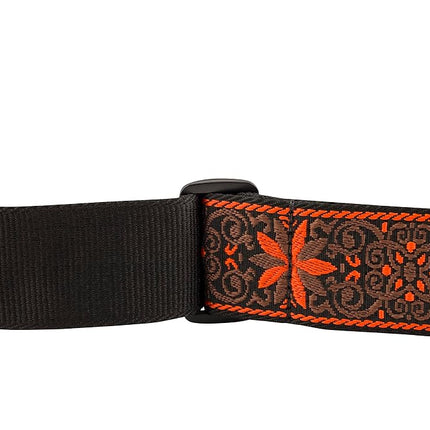 Fender Pasadena Woven Guitar Strap - ORNG WALLFLWR
