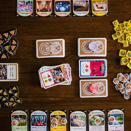 Rio Grande Games: Moon Colony Bloodbath - Strategy Card Game, Space Survival, Engine Building-Engine Losing Tableau Game, Ages 14+, 1-5 Players