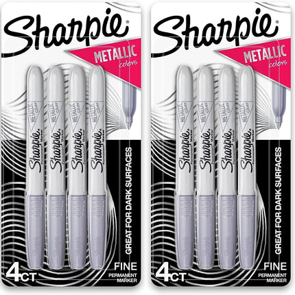 Sharpie 39109PP Metallic Permanent Markers, Fine P