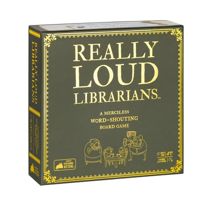 Exploding Kittens Really Loud Librarians Board Gam