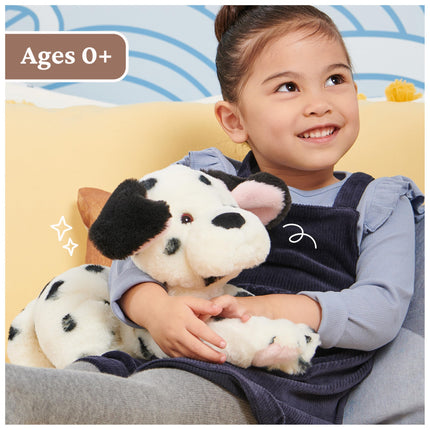GUND Checkers Dalmatian Puppy Plush, Stuffed Animal Dog for Ages 1 and Up, White/Black, 14”
