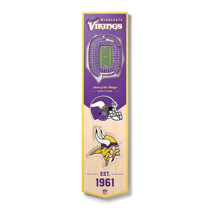 NFL Minnesota Vikings U.S. Bank Stadium 3D Stadium