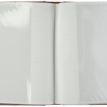 Pioneer Photo Albums 200-Pocket Sewn Leatherette Frame Cover Photo Album, 4 by 6-Inch, Red