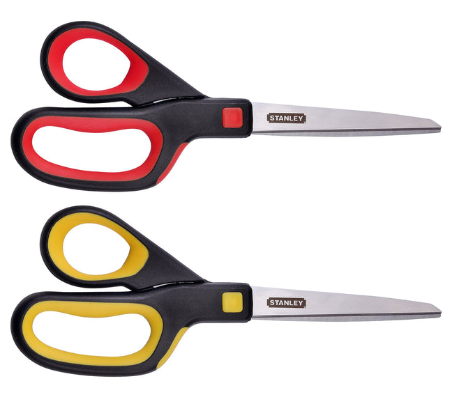 Stanley 8 Inch All-Purpose Ergonomic Scissor, Pack