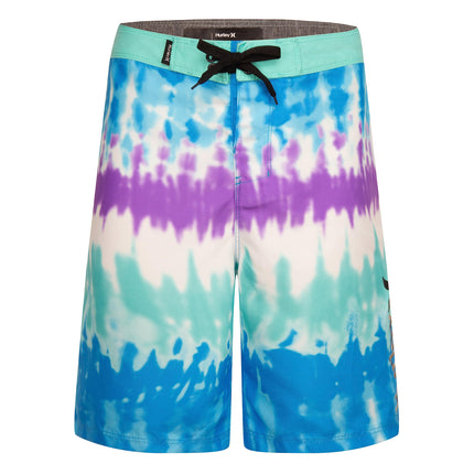 Hurley Boys' Board Shorts, Neptune Blue Tie Dye, 2