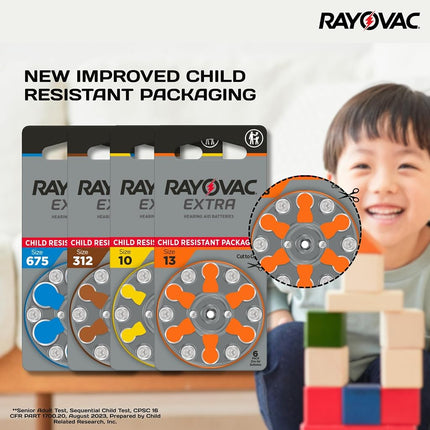 Rayovac Extra Advanced, Size 312 Hearing Aid Battery (Pack 60 Pcs)