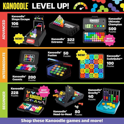 Educational Insights Kanoodle Fan Edition - 20th Anniversary (Magenta), Brain Teaser Puzzle for Ages 7 and up